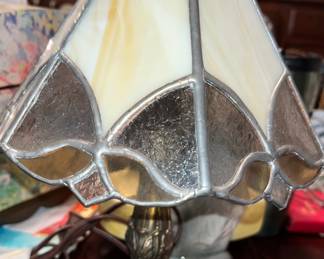 Tiffany Style Leaded Stained Glass Lamp