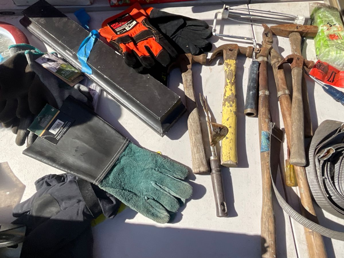 McSwain outside Estate Sale. 50 off starts on 4/21/2024