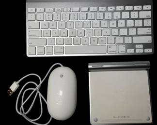 Apple Keyboard and Mouse Pad