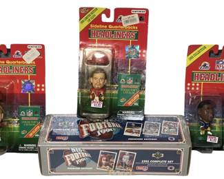 Football Figures and Trading Cards