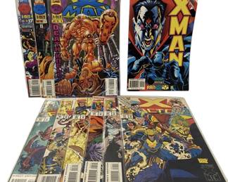 X Man and X Factor Comic Books