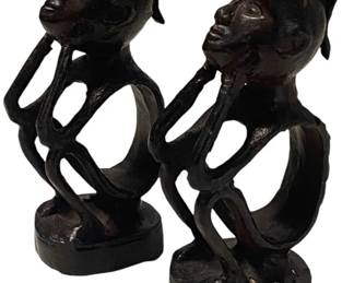 African Style Iron Figures