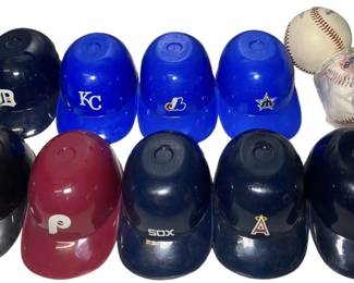 Baseball Helmet Collectibles and Baseballs