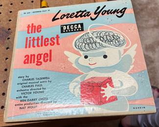 Several vintage children’s records, including this  one!