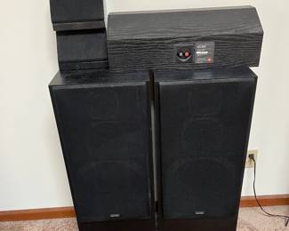 Sony speakers in pristine condition.