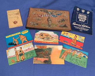 1940's postcards and WWII memorabilia