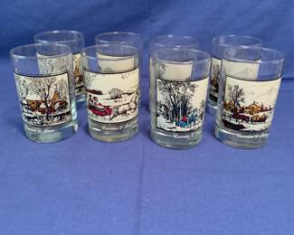 Arby's Currier and Ives Christmas collection from the 80's