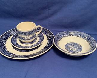 Vintage set that is heavy like ironstone.  8 place settings.