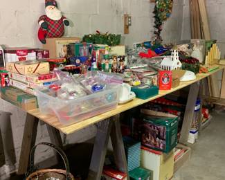 Lots of Christmas stuff, some of it vintage, still in the box and unused!