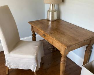 ANTIQUE DESK AND CHAIR
