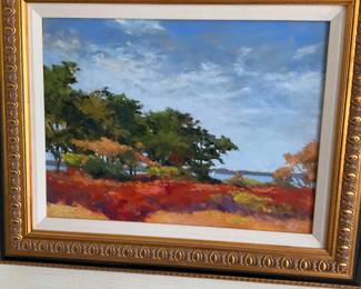 PAIR OF WILLIAM TERNES OIL PAINTING