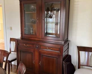 GRANGE SIDE BOARD WITH GLASS HUTCH TOP