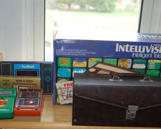 Vintage Intellivision and handheld electronic games