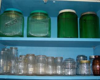Canisters and milk bottles