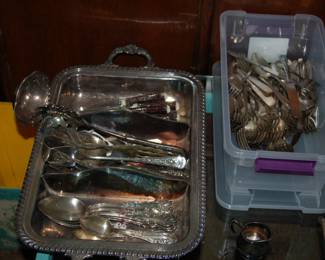 Silverplate silverware - tons available
