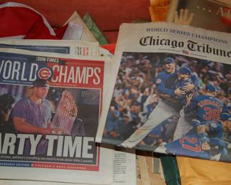 Historic newspapers - CUBS WIN!