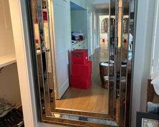 Mirror door opens into a jewelry cabinet!