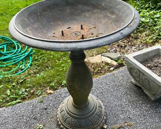Cast Iron Bird Bath
