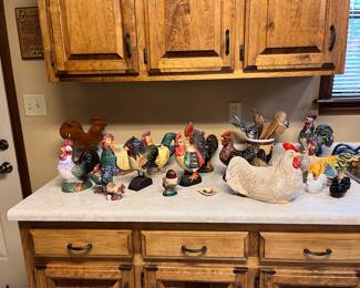 Collection of Chickens and Roosters 