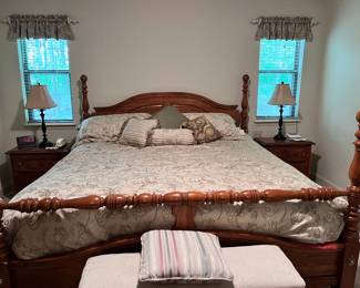 King Bed, Mattress and Box Springs 