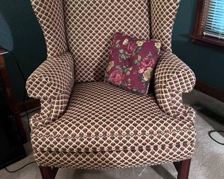 Pair of Sherrill Wing Back Chairs