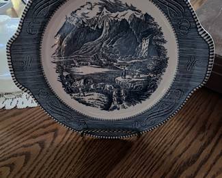 Currier And Ives Platter