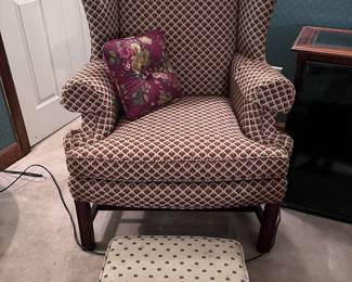 Pair of Sherrill Wing Back Chairs