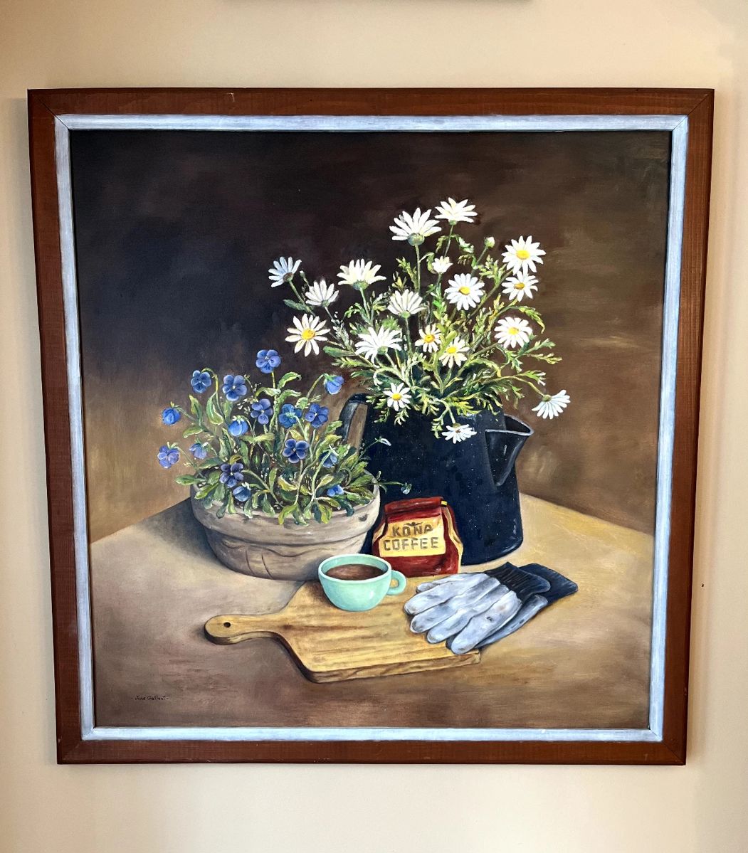 Framed painting by June Gallant 