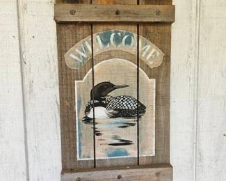 Duck Welcome Sign 