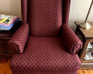 Maroon Arm Chair 