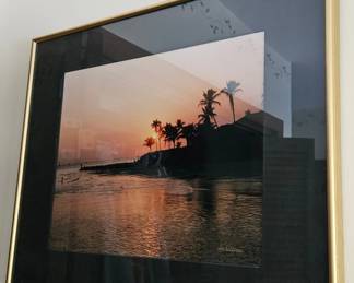 Framed Sunset Photograph