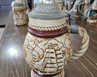 Ship Themed Beer Stein 