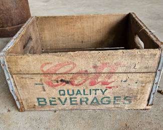 Colt Quality Beverages Antique Crate 