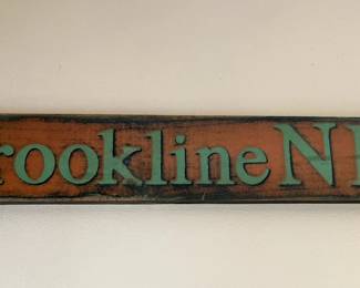Brookline NH Sign 