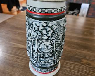 Train Themed Beer Stein 