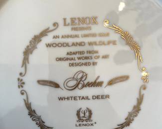 Lenox Woodland Wildlife Plate - Deer