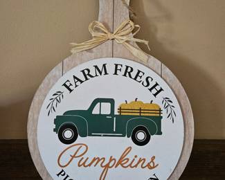 Farm Fresh Pumpkins Sign 
