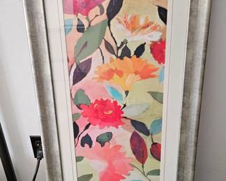 Framed Floral Print 