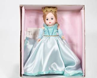 MADAME ALEXANDER "SLEEPING BEAUTY" DOLL | Ceramic "Sleeping Beauty" doll from Madame Alexander in original box with all original paperwork
Doll height: 8in - l. 8.5 x w. 8 x h. 3.5 in. (Box)