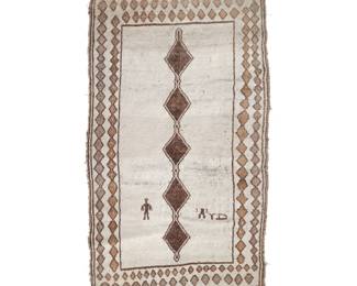 ANTIQUE MOROCCAN RUG | l. 81 x 49 in.
