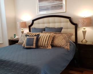 KING SIZE BED FRAME AND HEADBOARD