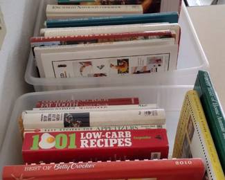 Lots of cookbooks