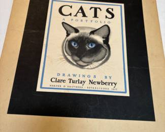 Very collectible portfolio of cats by Clare Newberry