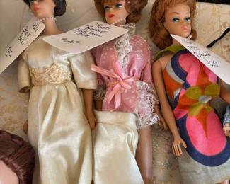 Barbie’s from the 1960’s