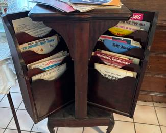 Vintage sheet music stand