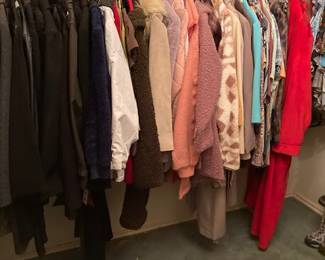 Selection of Women's Clothing Items.