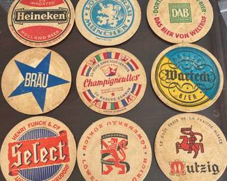 Vintage German Beer coasters