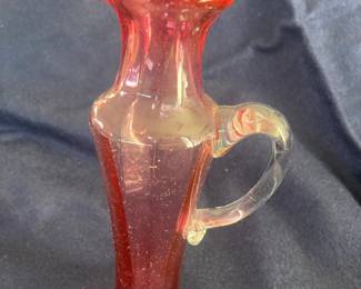 Small cranberry pitcher