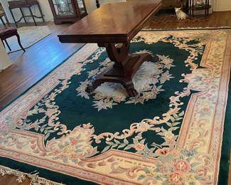 High Quality Tientsin area Rugs 9 Ft X 12 Ft Custer Green