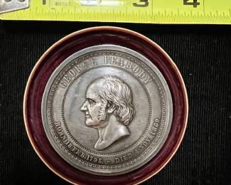 Peabody Education Foundation 1888 Silver Medal